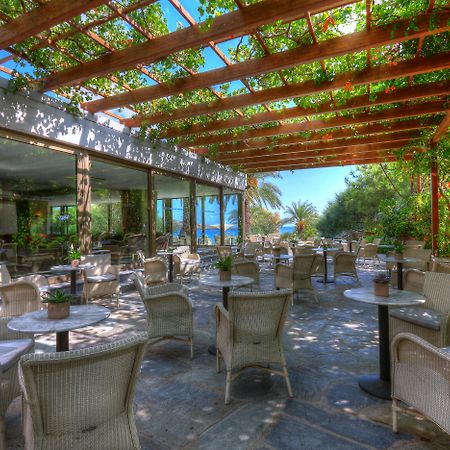Sitia Beach City Resort & Spa Dış mekan fotoğraf Pergola at the restaurant